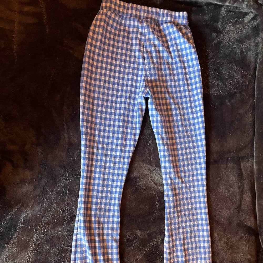 Urban Outfitters pants blue & white checked